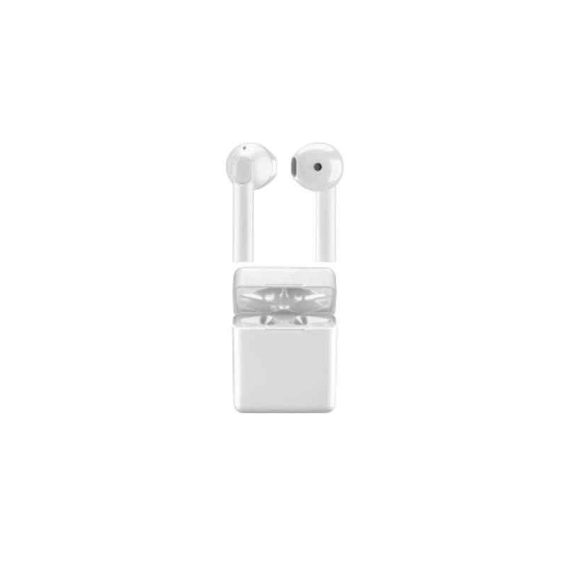 Auricolare Bluetooth Stereo TWS MS Con Custodia di Ricarica BTMSTWSCAPSULE21W Bianco