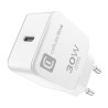 CARICA BATTERIA DA RETE PER APPLE USB-C 30W BIANCO CELLULARLINE ACHIPHUSBCPD30WW