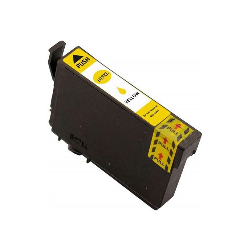 CARTUCCIA COMP. EPSON T603XL GIALLO per WF2850 XP-2100 XP-2105 XP-3100 XP-3105 WF-2830 WF2810