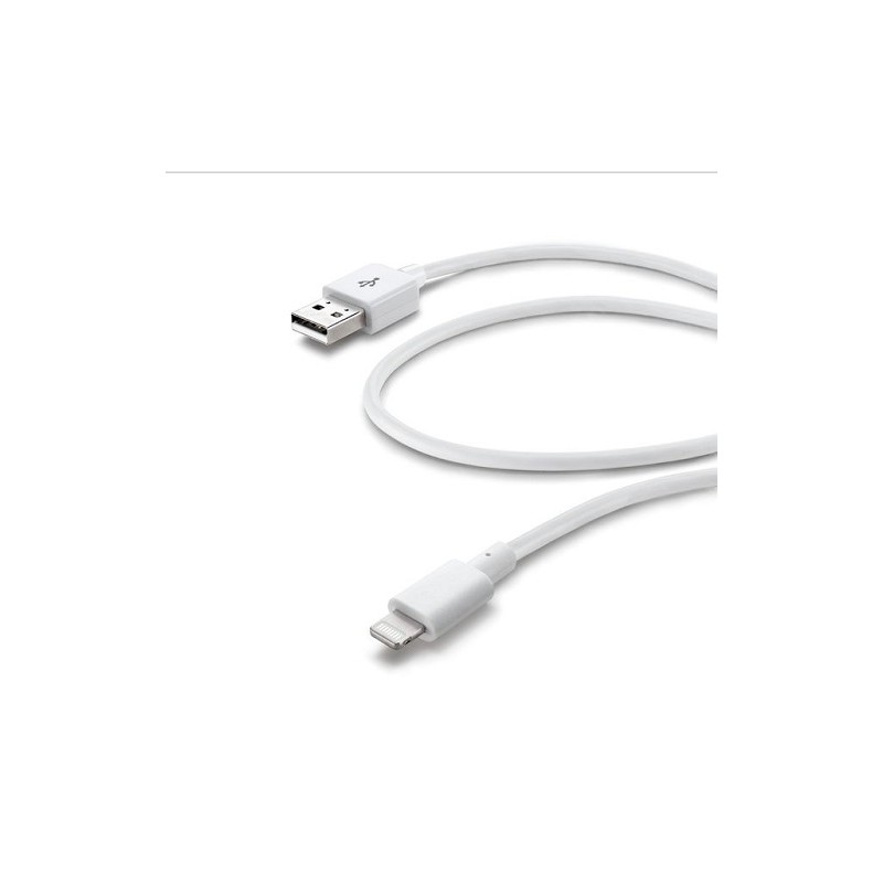 CAVO USB 2M LIGHTNING BIANCO