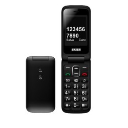 CELLULARE SAIET COMPACT-B FLIP ATTIVO BLACK