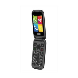 Cellulare Saiet LINK4 GSM Dual band, Link - Tasti e Caratteri Grandi - Whatsapp, Nero Nuova versione 4G