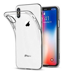 COVER PLUS PER IPHONE XS TRASPARENTE