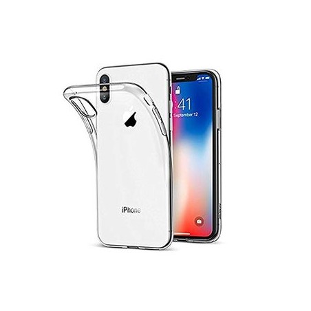 COVER PLUS PER IPHONE XS TRASPARENTE