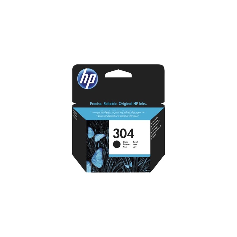 HP 304 NERO N9K06AE Cartuccia Originale per HP