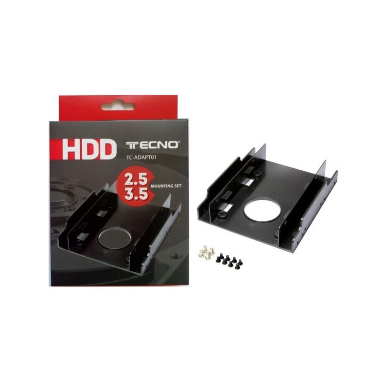 KIT MONTAGGIO HDD/SSD 2,5 > 3,5 TECNO TC-ADAPT01