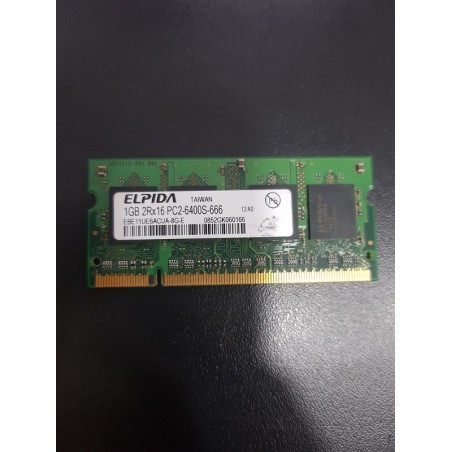 MEMORIA RAM ELPIDA 1GB DDR2 6400S