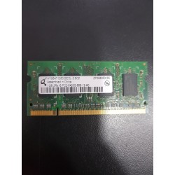 MEMORIA RAM HYS64T 1GB 2RX16 PC2-6400S