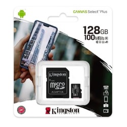 Memory Card Micro-SD 128GB Kingston Canvas UHS-l