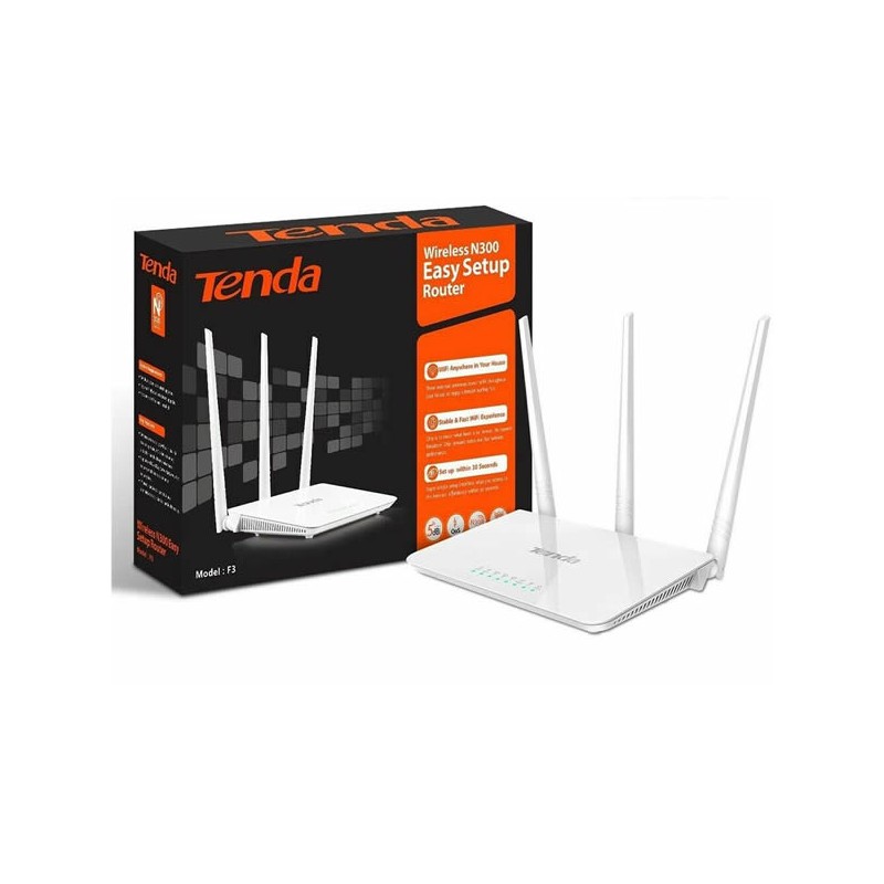 Router Wireless 300Mbps Tenda F3