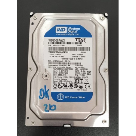 Hard Disk Pc Desktop Western Digital 250 GB WD2500AAJS