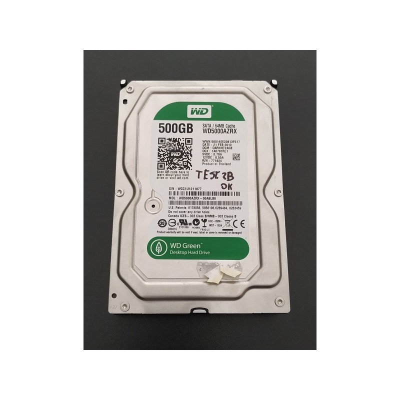 Hard Disk PC Desktop WesternDigital 500GB WD5000AZRX