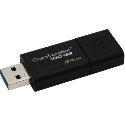 Pen Drive 64GB USB 3.0 Kingston Data Traveler 100 G3