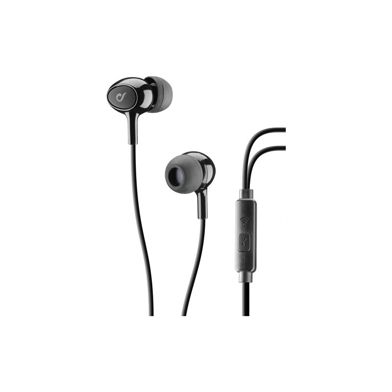 AURICOLARE IN-EAR CON MICROFONO NERO CELLULARLINE