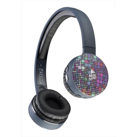 CUFFIE BLUETOOTH CON MICROFONO PAILLETT MUSIC SOUND CELLULARLINE