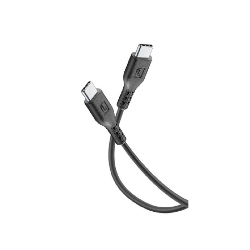 CAVO USB-C TO USB-C 5A NERO CELLULARLINE