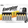 8 Batterie AA Stilo Energizer Alkaline Power LR6 1.5V