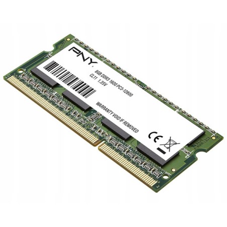 Memoria RAM DDR3 8GB SODIMM 1600 Mhz PNY Bulked