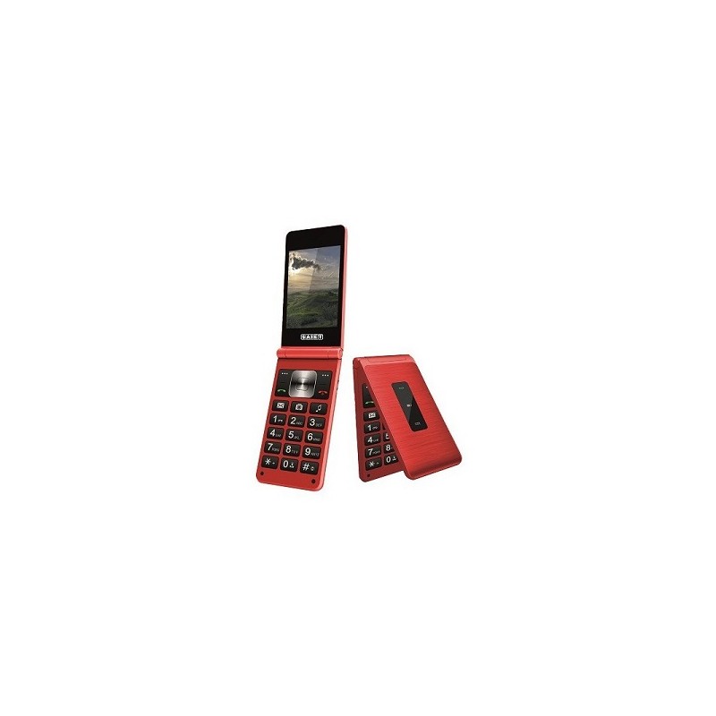 Cellulare Saiet Select 2 Ultrasottile Red