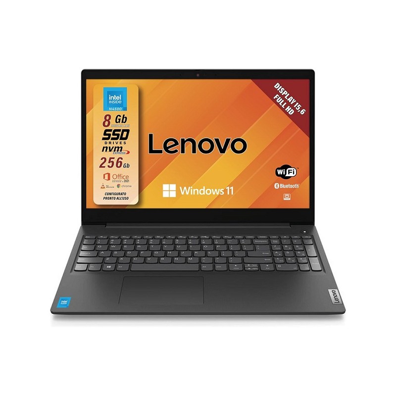 Notebook Lenovo 82QY000VIX V15 N4500/8/256/W11H