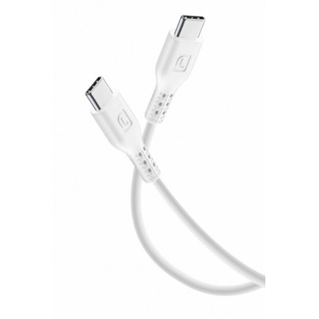 Cavo USB-C To USB-C SuperVooc 6A Bianco Cellularline USBDATASVUSBCW
