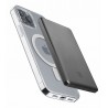 Power Bank Wireless da 5000mAh Mag Safe Cellularline Grigio PBMAGSLIM5000WIRD