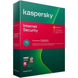 Software Internet Security Kaspersky - 3User/1Anno