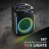 Cassa Bluetooth Music Sound Sound BOX Luci Rgb 40Watt BTSPKMSBOXSMALLK