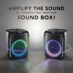 Cassa Bluetooth Music Sound Sound BOX Luci Rgb 40Watt BTSPKMSBOXSMALLK
