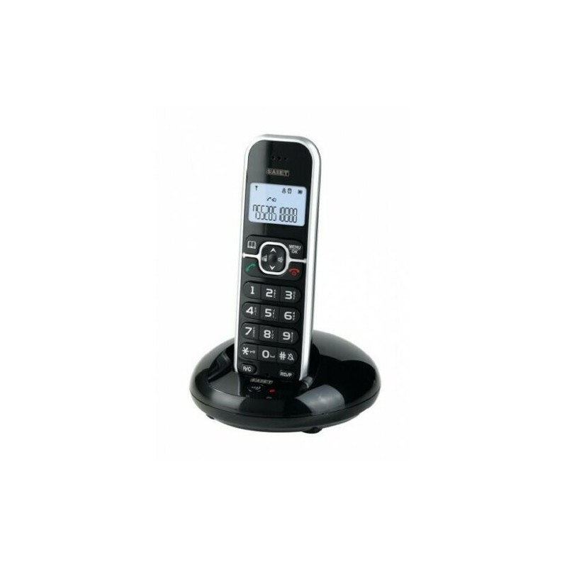 CORDLESS SAIET CON VIVAVOCE + PORTATILE ADD NERO