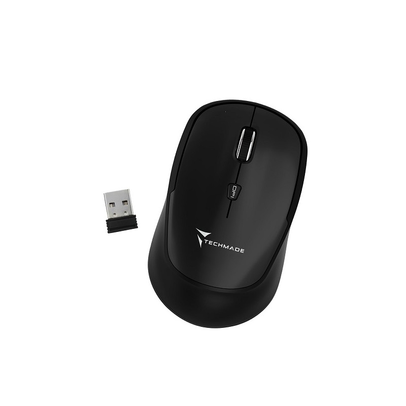 Mouse Ottico Wireless Techmade TM-XJ35-BK