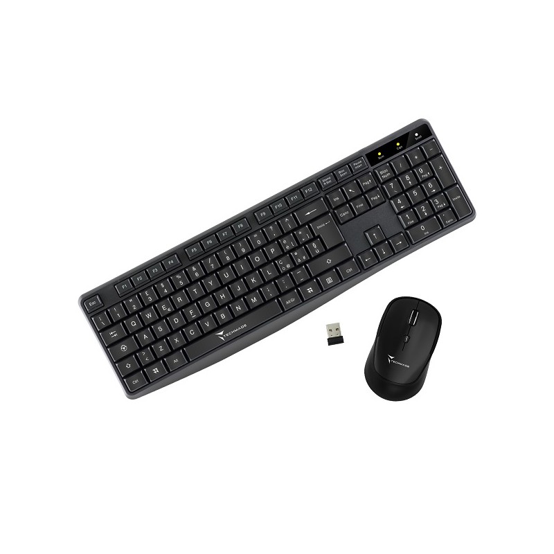 Tastiera e Mouse Wireless Techmade TMKM001