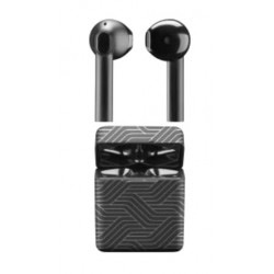 Auricolare Bluetooth TWS MS Con Custodia di Ricarica BTMSTWSCAPSULE213 Nero Linee