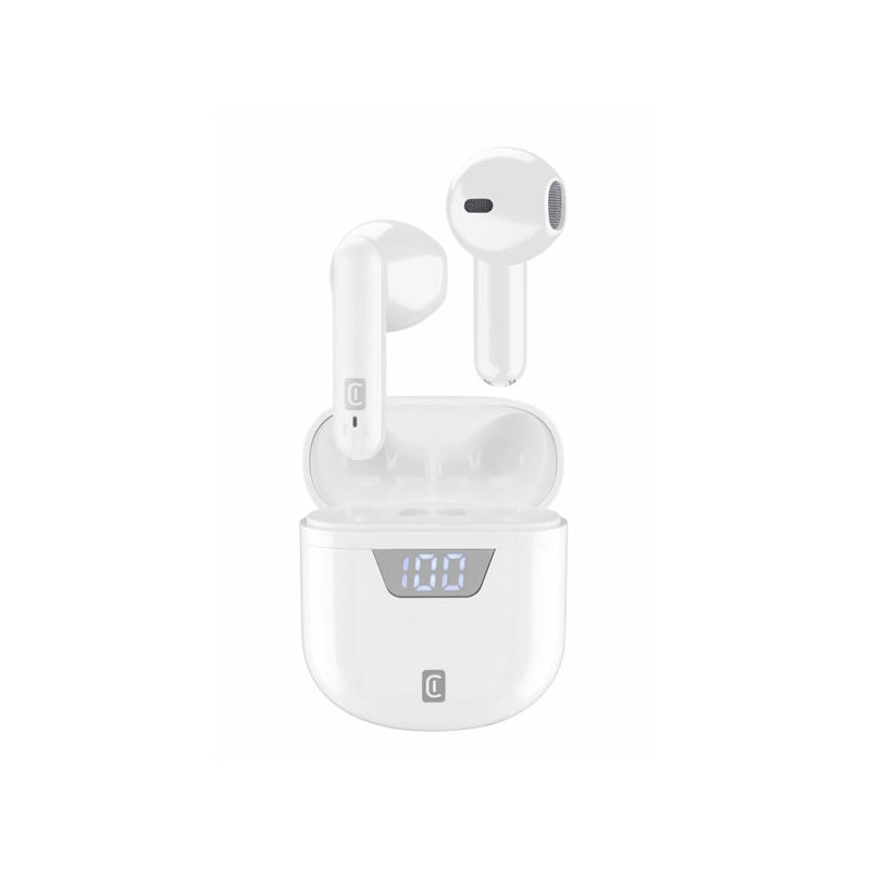 Auricolari Bluetooth TWS Seek Univ. Bianco BTSEEKTWSW Cellularline