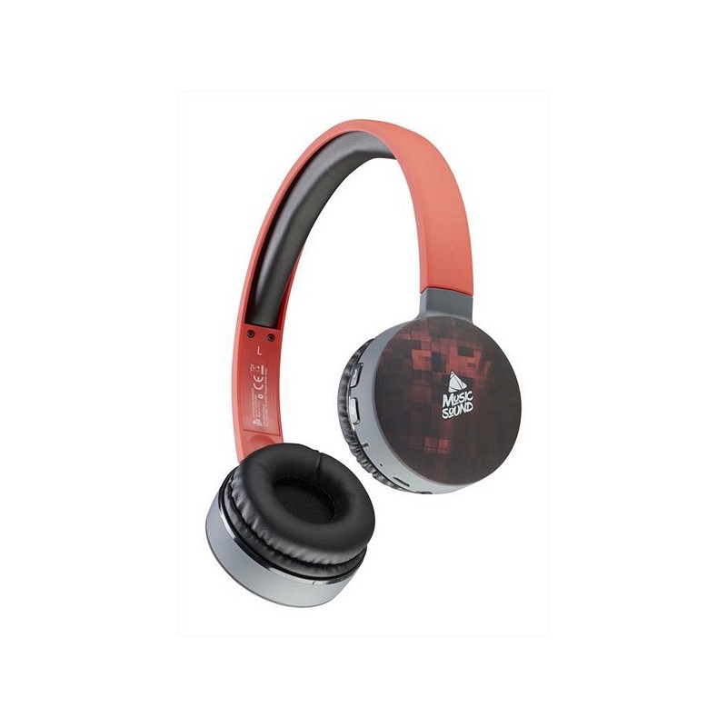 CUFFIE BLUETOOTH CON MICROFONO DISTORTI MUSIC SOUND CELLULARLINE