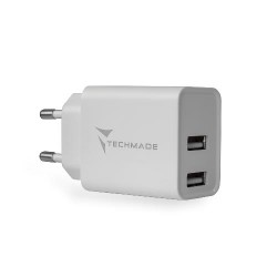 CARICABATTERIA DA RETE USB TECHMADE TM-TC046AA