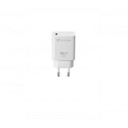 CARICATORE DA PARETE FAST CHARGE INGRESSO TIPO C 18W CELLULARLINE