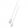CAVO USB 1M LIGHTNING BIANCO PLBCABMFI1MW PLOOS by Cellularline