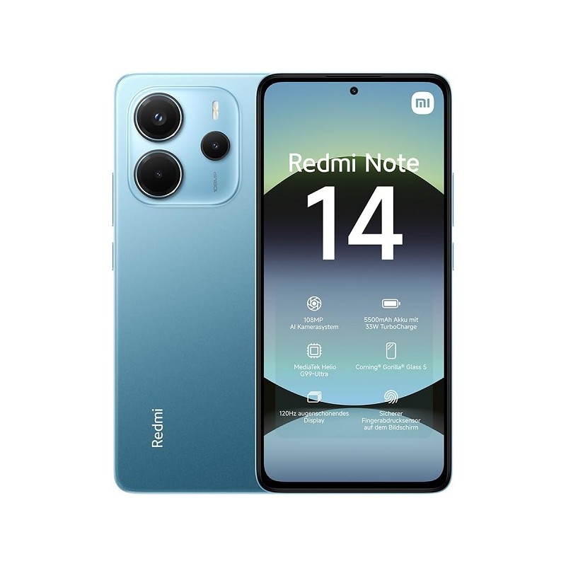 Xiaomi Redmi Note 14 6/128GB Ocean Blu Italia