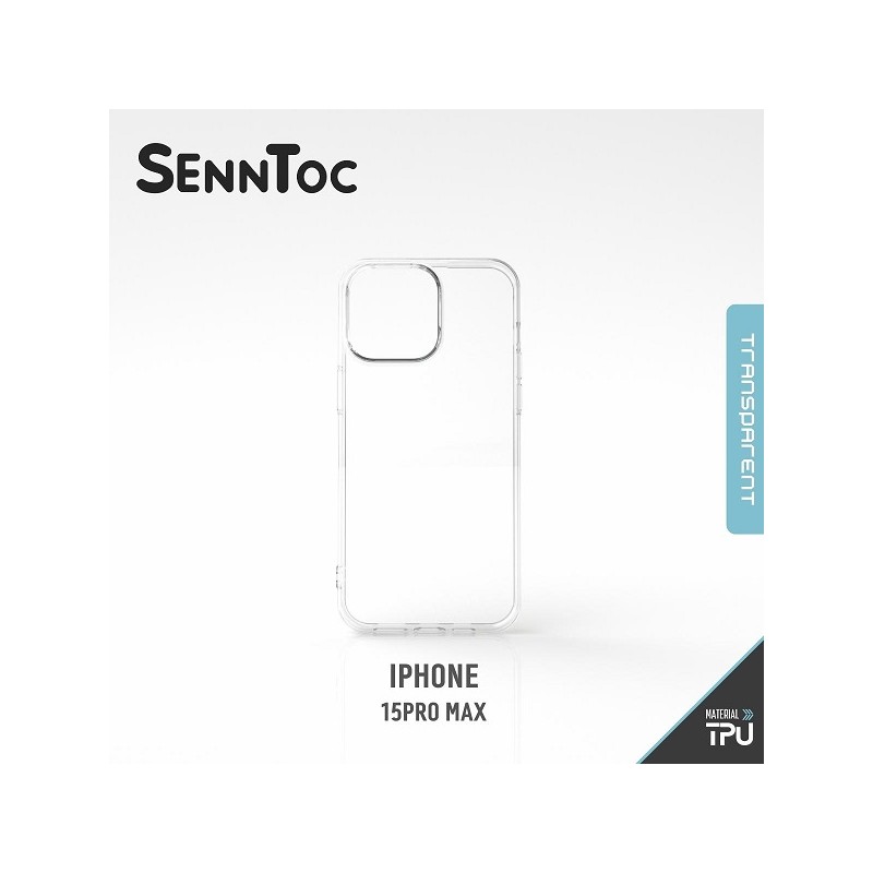 Thinckened Cover IPHONE 15 PRO MAX TrasparenteTPU