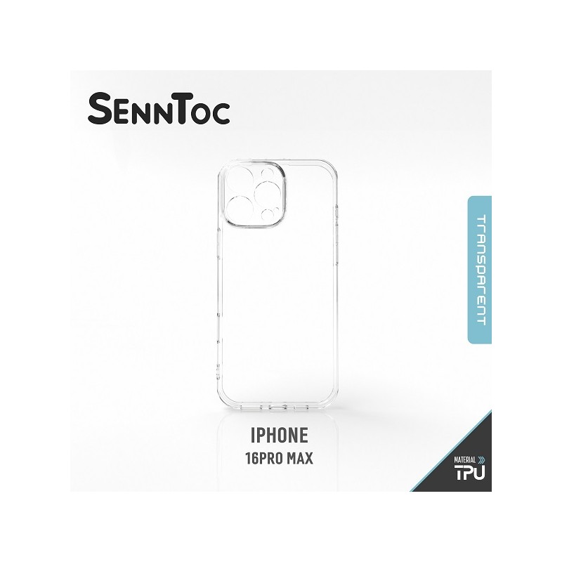 Thinckened Cover IPHONE 16 PRO MAX TrasparenteTPU