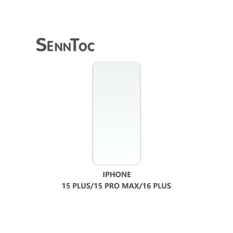 Pellicola di Vetro Trasparente (Colla Spessa) per IPHONE 15 PLUS/15 PRO MAX/16 PLUS