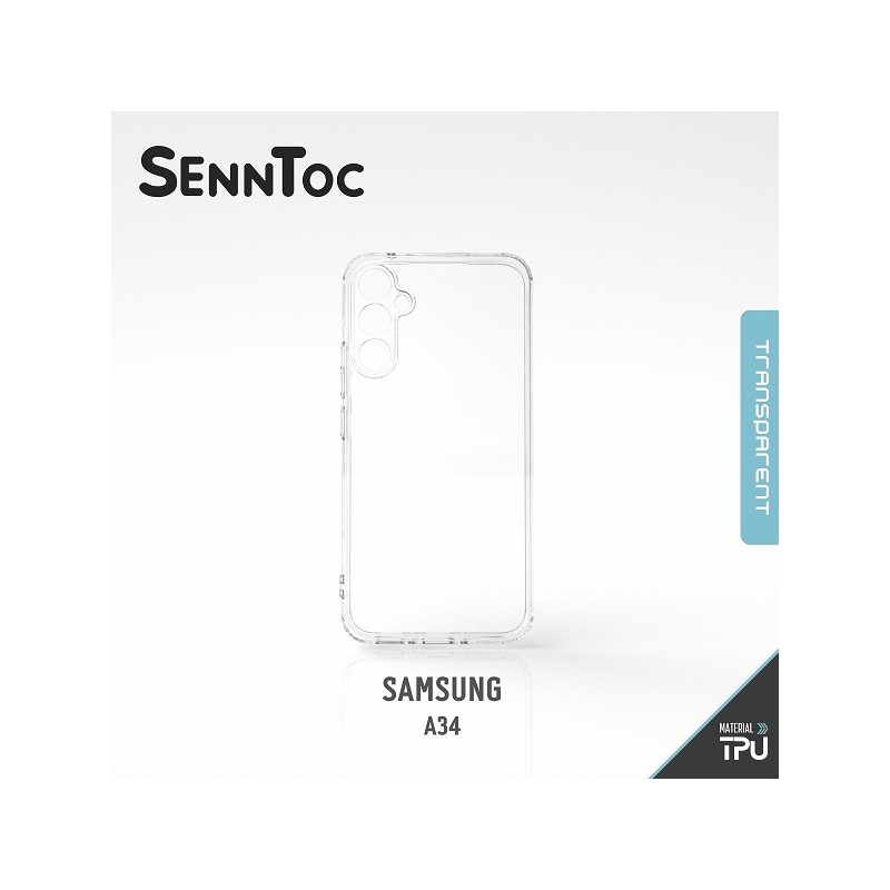 Thinckened Cover SAMSUNG A34 Trasparente TPU